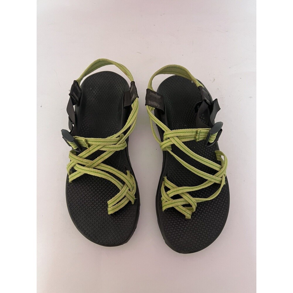 Chaco ZX/2 Green Sandals Vibram Sole Toe Loop Water Shoes Women’s Size 10 US